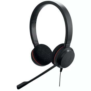 Jabra Evolve 20 Headset bedraad hoofdband kantoor/callcenter USB Type-C / USB Type-A zwart
