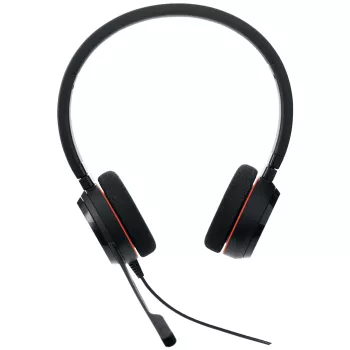 Jabra Evolve 20 Headset bedraad hoofdband kantoor/callcenter USB Type-C / USB Type-A zwart