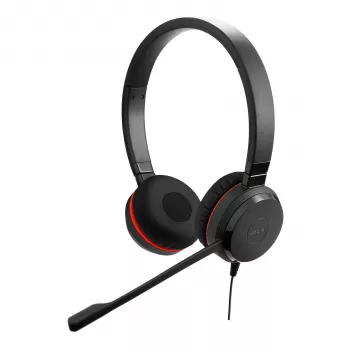 Jabra Evolve 20 SE Headset bedraad hoofdband kantoor/callcenter USB Type-C / USB Type-A zwart