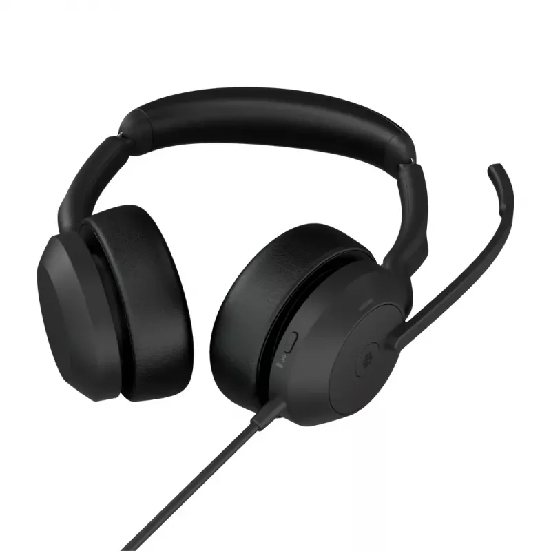 Jabra Evolve2 50 Headset bedraad hoofdband kantoor/callcenter USB Type-C / USB Type-A Bluetooth zwart
