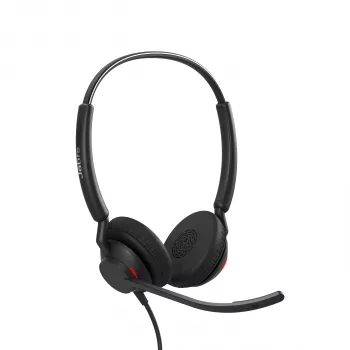 Jabra Engage 40 - (Inline Link) USB-C/A UC Stereo, bedraad, kantoor/callcenter, 63 g, headset, zwart