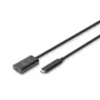 DIGITUS actieve USB-C-verlengkabel – 10G USB 3.2 Gen2 USB-C – USB-C (M/F) – 5 m