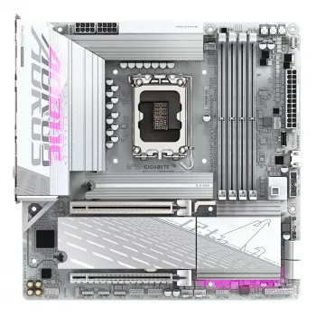 Moederbord GIGABYTE B860M AORUS ELITE WF6E ICE, Intel Core Ultra, LGA 1851, Micro ATX