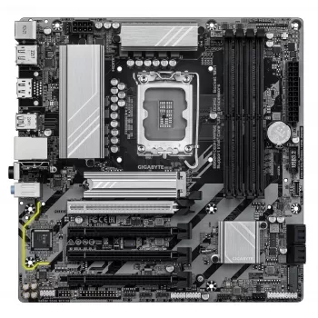 GIGABYTE B860M DS3H WIFI6E moederbord – Intel Core Ultra Series CPU's, 5+1+2+1 fasen VRM, tot 9066 MHz DDR5, 1x PCIe 5.0 + 1x PCIe 4.0 M.2, 2,5 GbE LAN, WIFI 6E, USB 3.2 Gen 2