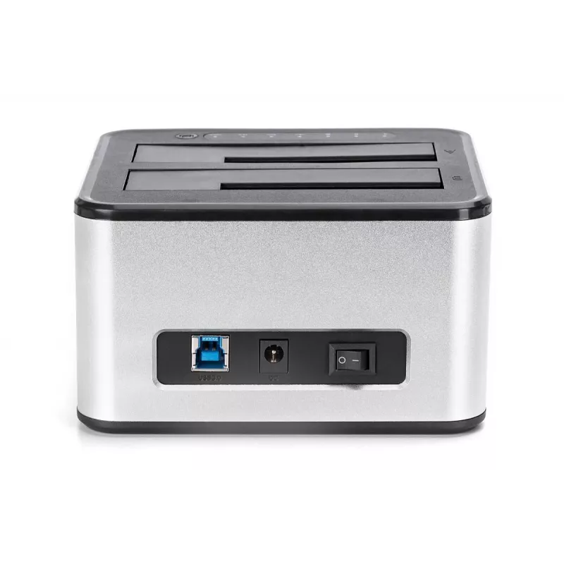 DIGITUS SATA-dockingstation USB 3.0 – 2-poorts 2,5 inch/3,5 inch SSD/HDD kloonfunctie