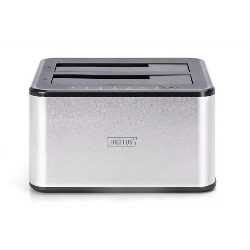 DIGITUS SATA-dockingstation USB 3.0 – 2-poorts 2,5 inch/3,5 inch SSD/HDD kloonfunctie