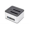DIGITUS SATA-dockingstation USB 3.0 – 2-poorts 2,5 inch/3,5 inch SSD/HDD kloonfunctie