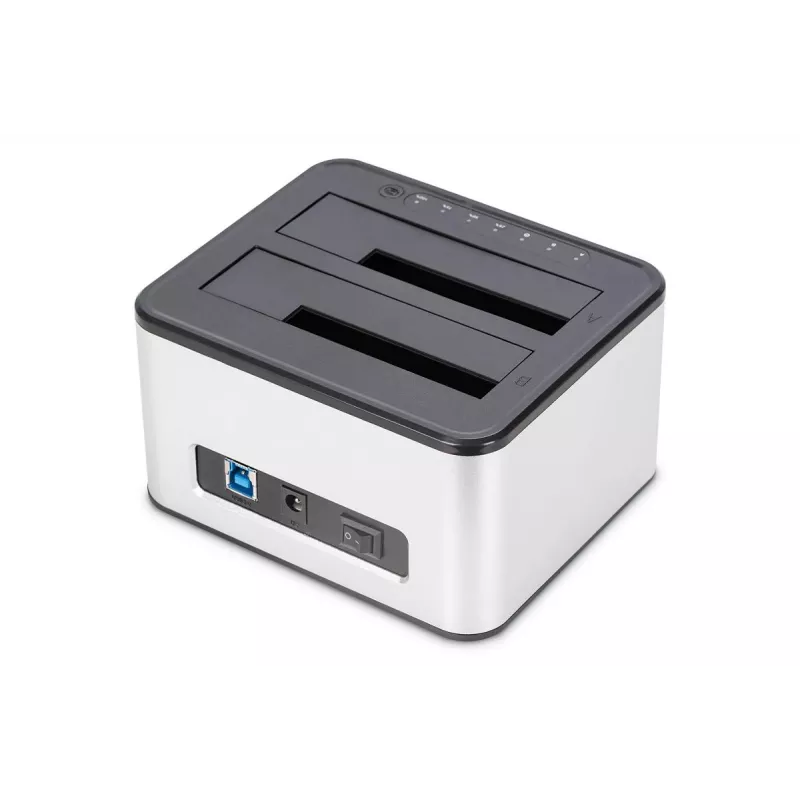 DIGITUS SATA-dockingstation USB 3.0 – 2-poorts 2,5 inch/3,5 inch SSD/HDD kloonfunctie