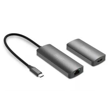 DIGITUS video-extender set USB-C - HDMI 4K/120Hz CAT6 30m