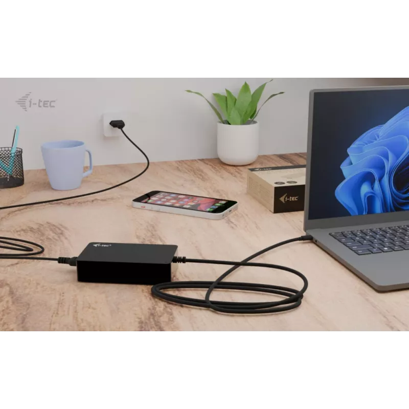 i-tec universele oplader USB-C PD 3.1 140 W, binnen, wisselstroom, 28 V, 5 A, zwart