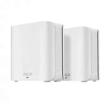 ASUS ZenWiFi BD4 (2-pack EU+UK) dualband (2,4 GHz / 5 GHz) Wi-Fi 7 (802.11be) wit binnen