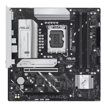 Moederbord ASUS PRIME B860M-A-CSM — Intel B860, LGA 1851, micro ATX, DDR5, 4 DIMM, 256 GB, 2,5 Gb Ethernet, 4x SATA III, M.2, 1x PCIe x16