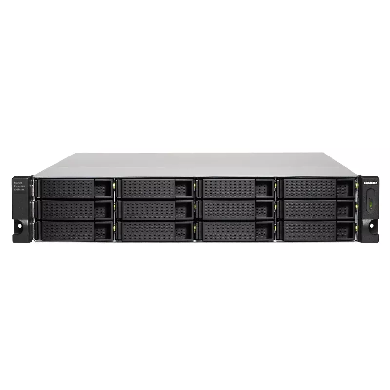 QNAP - TL-R1200C-RP - schijvenbehuizing - 12 bays (SATA-600) USB 3.2 Gen 2 (extern) rack-montage 2U