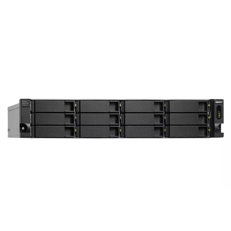 QNAP - TL-R1200C-RP - schijvenbehuizing - 12 bays (SATA-600) USB 3.2 Gen 2 (extern) rack-montage 2U