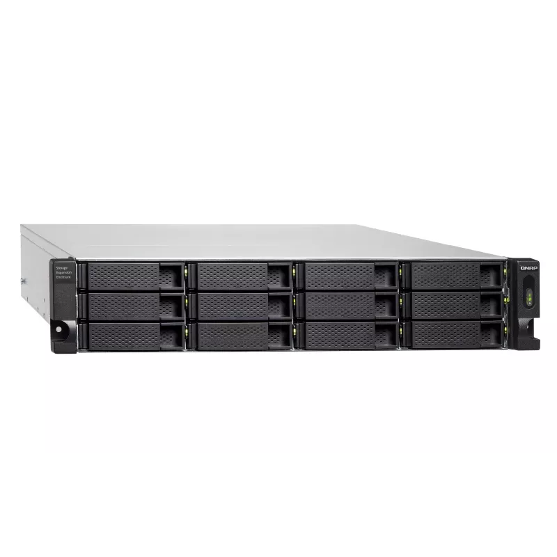QNAP - TL-R1200C-RP - schijvenbehuizing - 12 bays (SATA-600) USB 3.2 Gen 2 (extern) rack-montage 2U