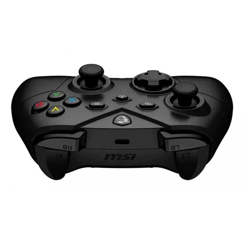 MSI FORCE GC300 WIRELESS zwart USB 2.0 gamepad analoog pc
