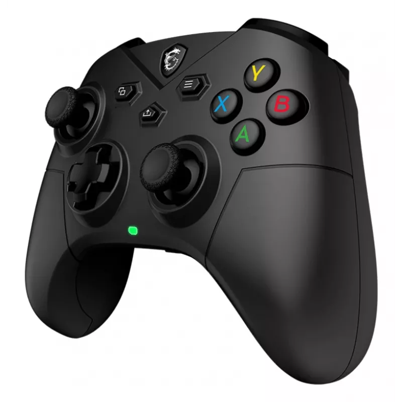 MSI FORCE GC300 WIRELESS zwart USB 2.0 gamepad analoog pc