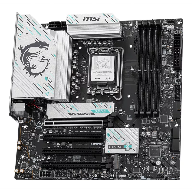MSI B860M GAMING PLUS WIFI moederbord Intel B860 LGA 1851 (Socket V1) micro ATX