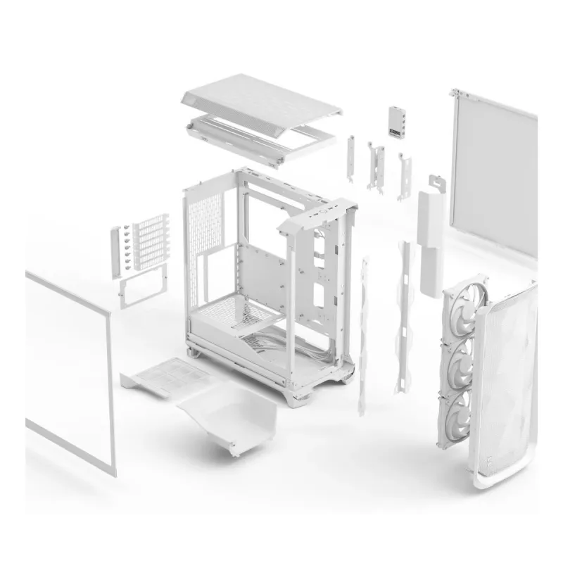 FRACTAL DESIGN Meshify 3 Ambience Pro RGB wit TG Clear Tint