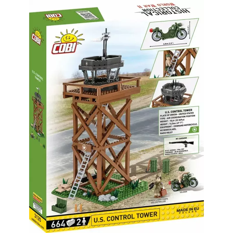 Constructiespeelset Cobi Blocks controletoren 664 onderdelen model COBI-3125