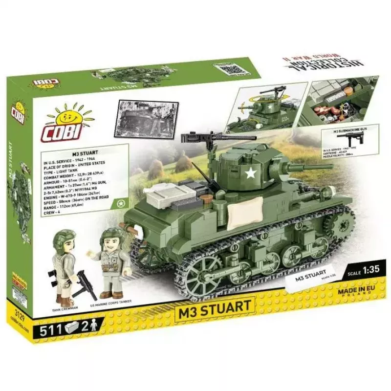 COBI M3 Stuart bouwset, 511 stukjes