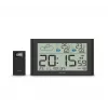 Digitaal weerstation Hama 00222216 zwart binnen-buitenthermometer-hygrometer