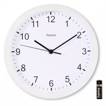 Hama Elba quartzklok rond wit