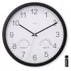 Hama Santorini quartzklok rond zwart, wit