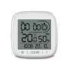 Digitale klok Hama 00185893 vierkant wit wand/tafel batterij AAA