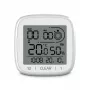 Digitale klok Hama 00185893 vierkant wit wand/tafel batterij AAA