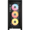 PC-behuizing CORSAIR FRAME 4000D RS ARGB Midi Tower zwart — ATX/Micro-ATX/Mini-ITX, gehard glas, ARGB-ventilator, tot 370 mm GPU