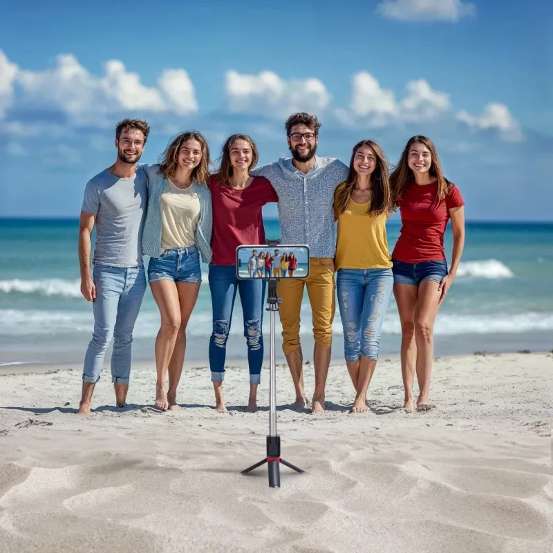 Hama Fancy Stand 70 II selfiestick smartphone zwart