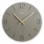 Hama Crete quartzhorloge rond grijs