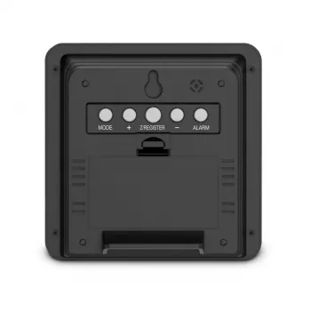 Hama Mykonos zwart batterij binnen buiten thermometer regensensor
