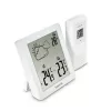 Hygrometer thermometer Hama Zakynthos wit binnen buiten batterij AAA