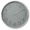 Hama Corsica quartzhorloge rond grijs, zilver