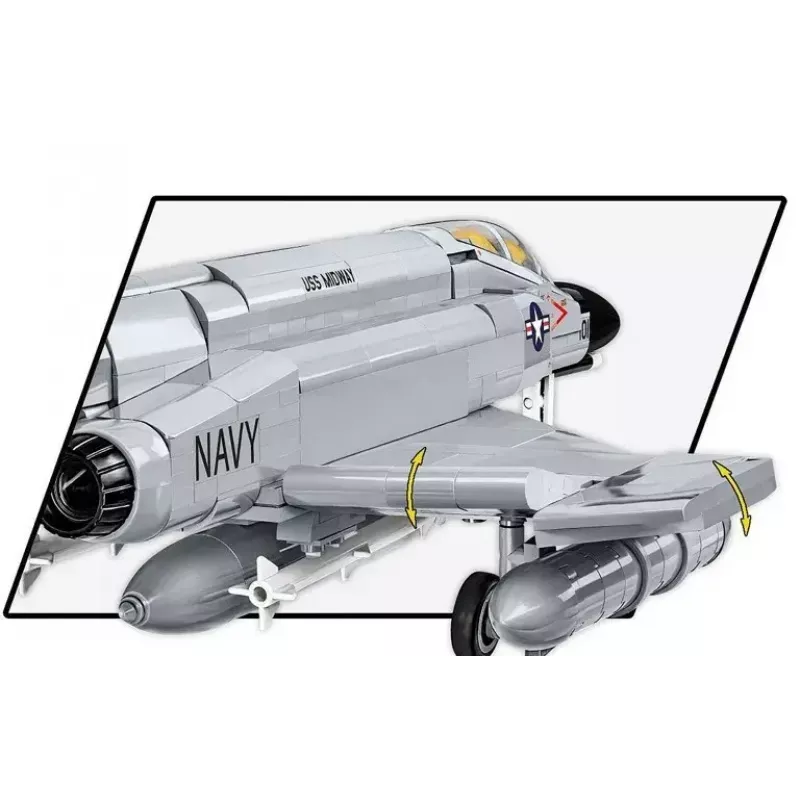 Cobi Blocks Armed Force F-4 Phantom II model, bouwset met 703 onderdelen