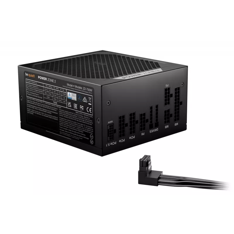 be quiet! POWER ZONE 2 750W voeding 20+4 pin ATX ATX zwart
