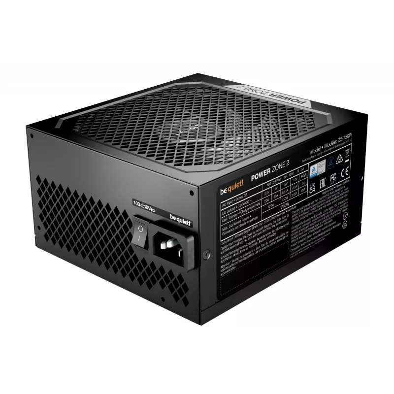 be quiet! POWER ZONE 2 750W voeding 20+4 pin ATX ATX zwart