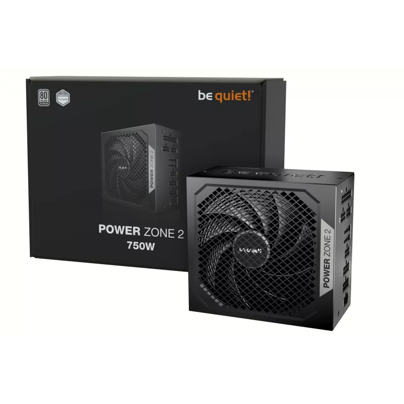 be quiet! POWER ZONE 2 750W voeding 20+4 pin ATX ATX zwart