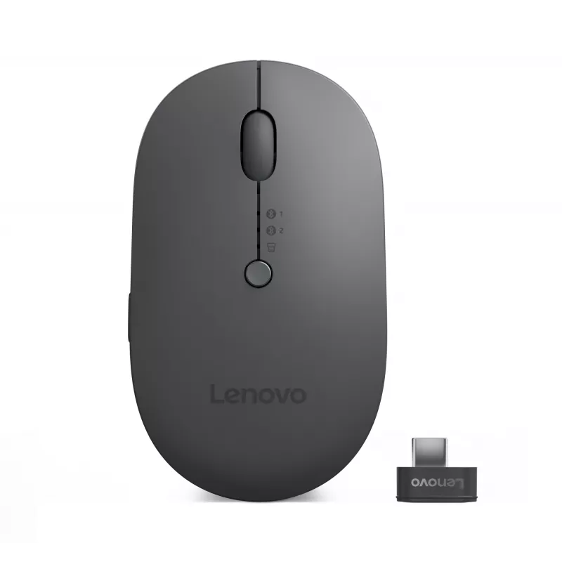 Lenovo 4Y51R29290 muis universeel dubbelhandig Bluetooth + USB Type-C optisch 2400 DPI