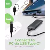 ICY BOX IB-1808MCT-CU31 SSD-behuizing zwart M.2