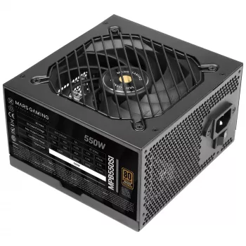 Mars Gaming MPB550SI voeding 550 W 24-pin ATX ATX zwart