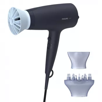 Philips 3000 series 3000 BHD360/20 haardroger, DC, navy, ophanglus, 1,8 m, 2100 W, 220-240 V