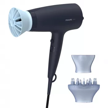 Philips 3000 series 3000 BHD360/20 haardroger, DC, navy, ophanglus, 1,8 m, 2100 W, 220-240 V