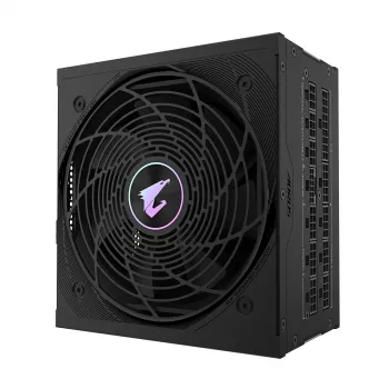 GIGABYTE AORUS ELITE P850W voeding – PCIe 5.0, 80 PLUS Platinum, volledig modulaire opbouw, 120-mm-ventilator, ATX 3.0-compatibel, EU-stekker