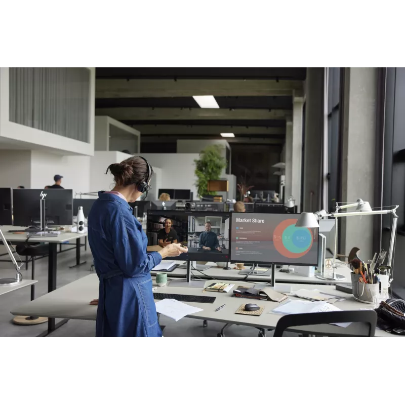 HP Poly Savi 8445 Office Microsoft Teams gecertificeerde DECT 1880-1900 MHz convertible headset