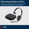 HP Poly Blackwire 5210 monaurale USB-C headset +3,5mm plug +USB-C/A adapter