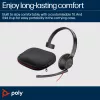 HP Poly Blackwire 5210 monaurale USB-C headset +3,5mm plug +USB-C/A adapter