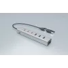i-tec USB-C/USB-A oplaadbare metalen HUB 7 poorten (3x USB-C, 4x USB-A)